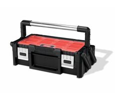 Keter Cantilever Tool Box 18" schwarz / Werkzeugkasten / 46 x 14,5 x 24 cm