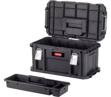 Keter Connect Werkzeugkasten schwarz / Koffer / 31 x 28 x 54 cm