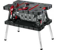 Keter Praktischer tragbarer Klapptisch grau / 85 x 55 x 75,5 cm