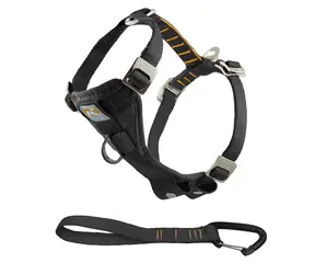 Kurgo Geschirr für einen Hund im Auto schwarz - XS / Sicherheit mit Sicherheitsgurt