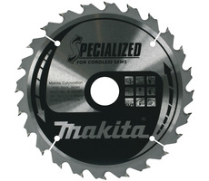 Makita B-09167 / Sägeblatt für Holz / Durchmesser 165x20mm / Anzahl Zähne 24