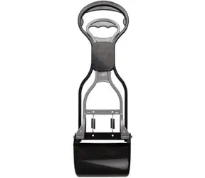 Flamingo Dog Kotsammler 38x11cm schwarz-grau