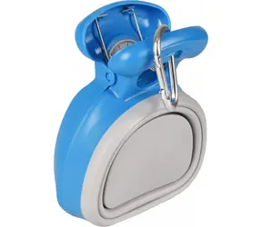 Flamingo Hundekotsammler blau 12,2x6,9x15,3cm