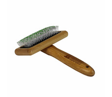 BAMBOO GROOM Mittelfeiner Pinsel mit Edelstahlspitzen / Finisher