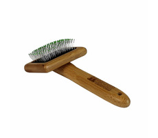 BAMBOO GROOM Kleiner feiner Pinsel mit Edelstahlspitzen / Finisher