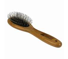 BAMBOO GROOM Medium-Bürste mit Edelstahlspitzen