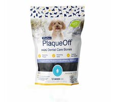 ProDen PlaqueOff Mini Dental Bones pflanzlich mit Blaubeergeschmack 340g