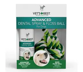 VET´S BEST Zahnspray + Seil für Hunde