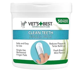 VET´S BEST Zahnreinigungstuch - Fingerhut