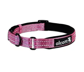Alcott Martingale rosa - Größe L / reflektierendes Halsband für Hunde