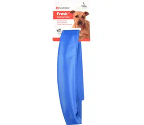 Flamingo Kühlhalsband für Hunde blau - Größe L 49-56 cm