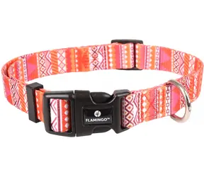 Flamingo SYB Halsband für Hunde, Nylon, 40-55 cm x 20 mm
