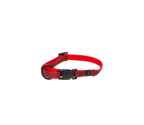 Karlie ASP Mix&Match Halsband rot Graphit Motiv - Größe XS 20-35cm 10mm