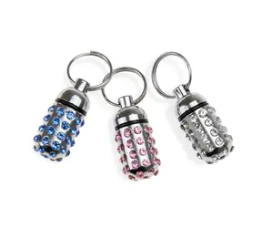 Karlie Verzeichnis mit Strasssteinen silber 15x8mm