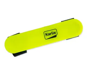 Karlie LED-Licht für Halsband/Leine/Geschirr mit USB-Aufladung, gelb / 12 x 2,7 cm