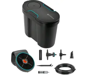 Gardena Solarbewässerung AquaBloom mit Reservoir - Set / bis zu 20 Pflanzen