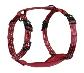 Alcott reflektierendes Geschirr für Hunde rot - Größe L