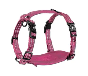 Alcott reflektierendes Geschirr für Hunde rosa - Größe S