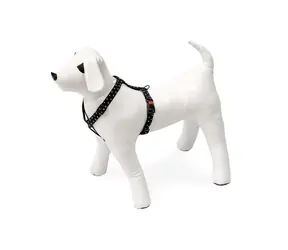 Karlie ASP Mix&Match Geschirr schwarz Dreiecksmotiv - Größe 25-40cm 10mm