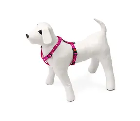 Karlie ASP Mix&Match Geschirr rosa CHIP-Motiv - Größe 35-50cm 15mm