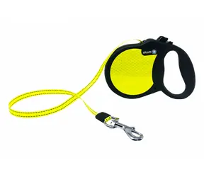 Alcott Visibility Leash neongelb-schwarz - Größe L