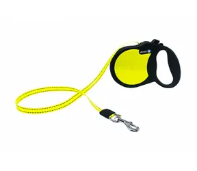 Alcott Visibility Leash neongelb-schwarz - Größe S