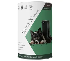 VERM-X Natürliches Granulat gegen Darmparasiten für Hunde 325 g