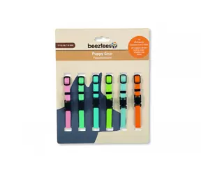 Beeztees Halsband für Welpen, 6 Stück, 17-25 cm x 10 mm