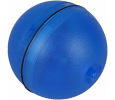 Flamingo Interaktives Spielzeug für Katzen, Kugel mit LED, blau, Durchmesser 6 cm