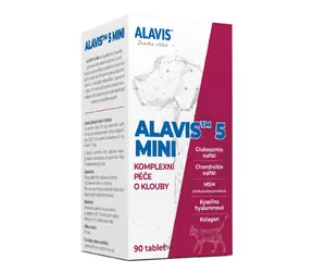 ALAVIS 5 MINI 90 Tabletten / Komplexe Gelenknahrung für Hunde und Katzen kleiner Rassen.