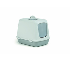 Beeztees OSCAR Toilette für Katzen grau-weiß / 50x37x39cm