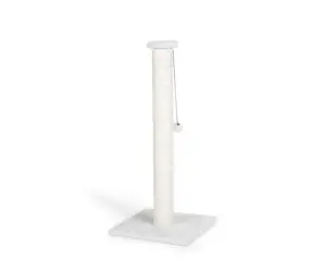 Beeztees Serpa Scratcher weiß / 40x40x90cm