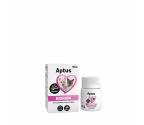 Aptus Biorion 60 Tabletten (Haut und Fell) / Ergänzungsfuttermittel für Hunde und Katzen