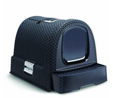 Curver Tiertoilette dunkelgrau / 51cm x 38,5cm x 40cm