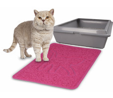 Flamingo ROSIE Matte vor der Katzentoilette Fuchsia 35x48cm