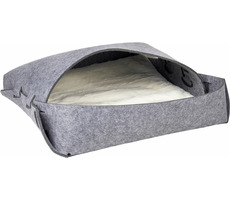 Flamingo GONZO Schlafsack für Katzen Filz grau 50x50x25cm