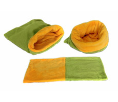 Marysa Bett 3 in 1 für Welpen & Kätzchen grün-gelb