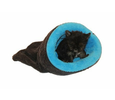 Marysa 2in1 Minibett für Welpen & Kätzchen blau-schwarz