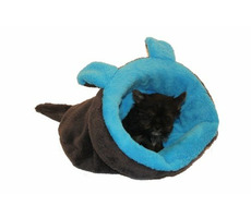 Marysa MYŠÁK Bett 2 in 1 für Welpen & Kätzchen blau-schwarz