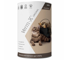 VERM-X Natürliches Granulat gegen Darmparasiten für Katzen 60 g