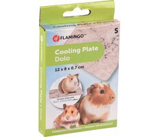 Flamingo kühlende Keramikmatte für Nagetiere S / 12x8x0,7cm