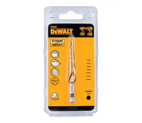 DeWalt DT5026 / Stufenbohrer für Metall / Durchmesser 4 - 12 mm 