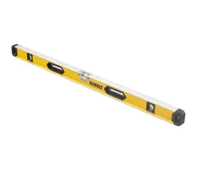 DeWalt DWHT0-43224 Metall-Wasserwaage 120 cm / 3 Libellen / Genauigkeit: 0,5 mm/m