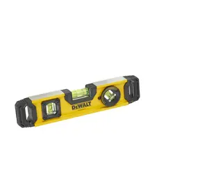 DeWalt DWHT0-43003 Metall-Wasserwaage 25 cm / 3 Ebenen / Genauigkeit: 0,5 mm/m