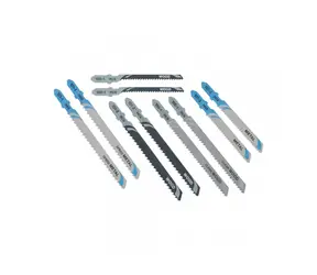 DeWalt DT2294 / Set mit 10 Sägeblättern für Holz und Metall / für Stichsägen