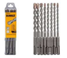 DeWalt DT60300 / Set mit 8 Betonbohrern / SDS- PLUS / 6/7/8/10 mm