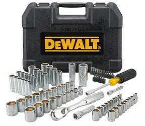 DeWalt DWMT81531 - 84-teiliges 1/4-Zoll- und 3/8-Zoll-Steckschlüsselset und Ratschenzubehör 