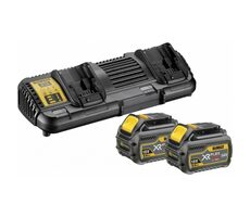 DeWalt DCB132T2 / Akku-Set mit Ladegerät / 2x Aku DCB546 (54V&6,0Ah) / 1x DCB132 Ladegerät