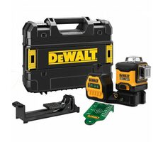 DeWalt DCE089NG18 / Kreuzgrüner Laser / Koffer / ohne Batterie / Zubehör