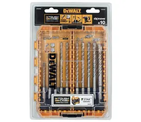 DeWalt DT70753 / Set mit 10 Betonbohrern / SDS- PLUS / 5/6/7/8/9/10/12 mm